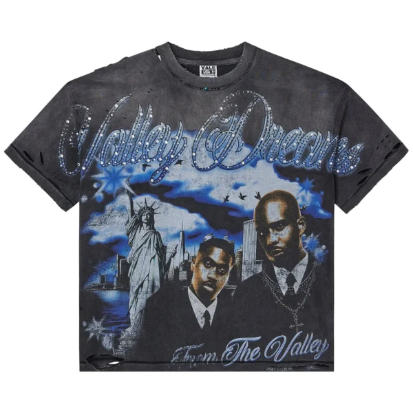 Vale Forever Godfather Black Bling Tee 'Black/Blue/Jeweled'