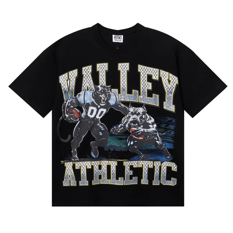 Vale Forever Bulldog Chain Athletic Graphic Tee 'Black/Blue/White'
