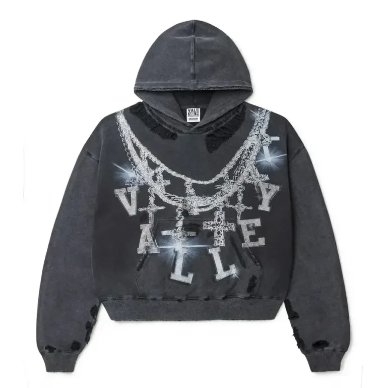 Vale Forever Big Chain Luxe Hoodie Black