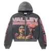 Vale Forever “Devil’s Advocate” Zip-Up Hoodie – Black/Red