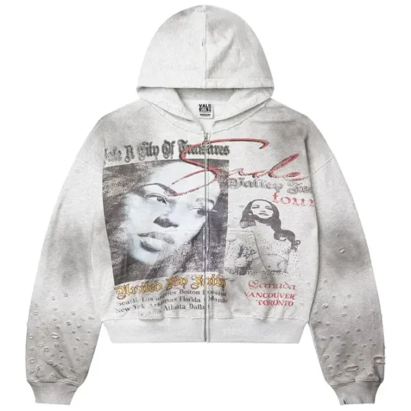 Vale Forever Pioneer Zip Hoodie Grey