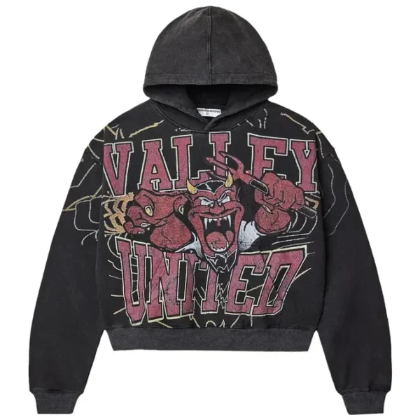 Vale Forever Valley Mascot Hoodie Black/Red Edition