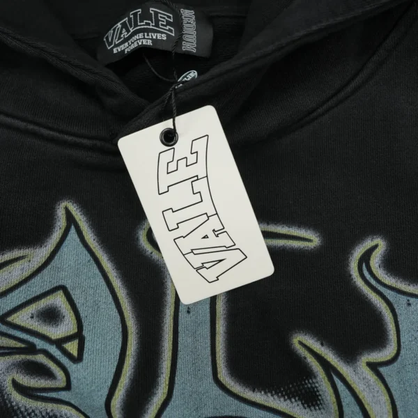Vale Shadow Graphic Hoodie - Black
