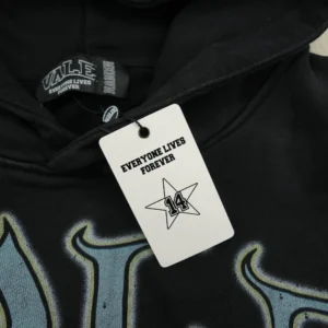 Vale Shadow Graphic Hoodie - Black