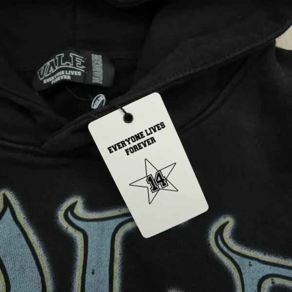 Vale Shadow Graphic Hoodie - Black