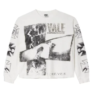 Vale Valley Slam Graphic Long-Sleeve Tee – White