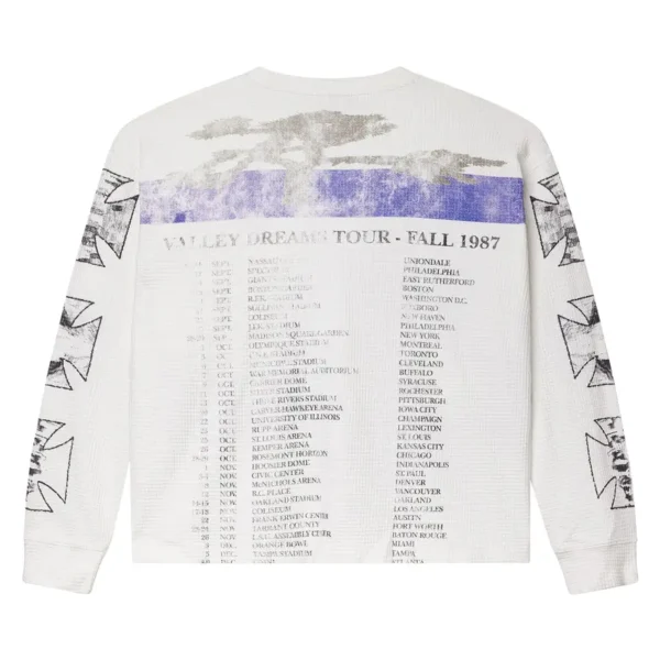 Vale Valley Slam Graphic Long-Sleeve Tee - White