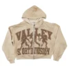Vale Forever “Mud Friday” Zip-Hoodie – Sand & Chocolate