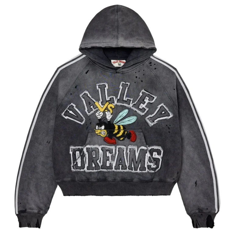 Vale Forever Valley Dreams Bee Hoodie Black